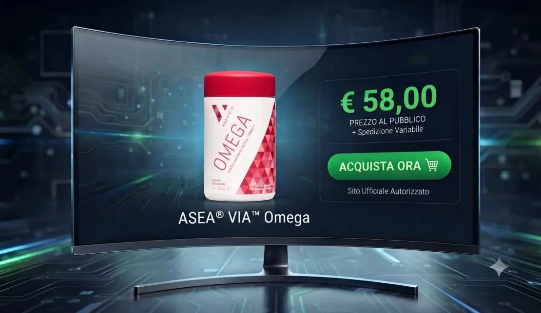Acquista ASEA VIA Omega al prezzo di 58 euro sul sito ufficiale autorizzato. Integratore per cuore, cervello e vista a base di acidi grassi essenziali.
